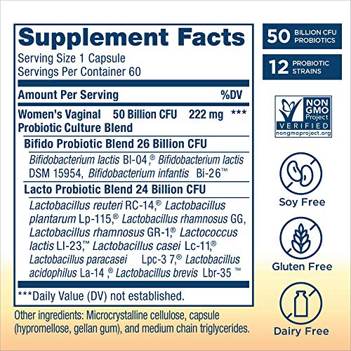 Foto 3 pulgar | Probiotic Renew Life Para Mujeres, 50 Mil Millones De Cfu, 60 Cápsulas - Venta Internacional.