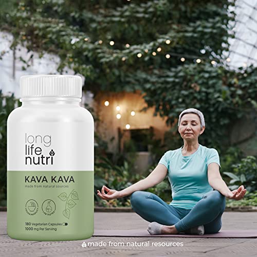 Foto 4 | Suplementos Longlifenutri, Extracto De Kava Y Kava, 1000 Mg, 180 Cápsulas - Venta Internacional.