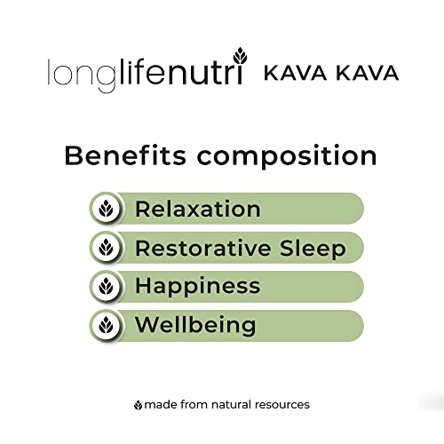 Foto 6 pulgar | Suplementos Longlifenutri, Extracto De Kava Y Kava, 1000 Mg, 180 Cápsulas - Venta Internacional.
