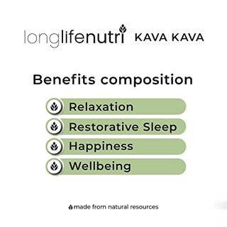 Foto 5 | Suplementos Longlifenutri, Extracto De Kava Y Kava, 1000 Mg, 180 Cápsulas - Venta Internacional.