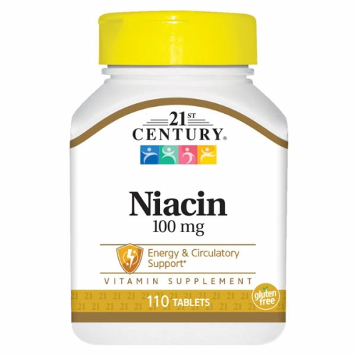 Foto 2 pulgar | Suplemento De Niacina Del Siglo Xxi, 110 Tabletas - Venta Internacional.