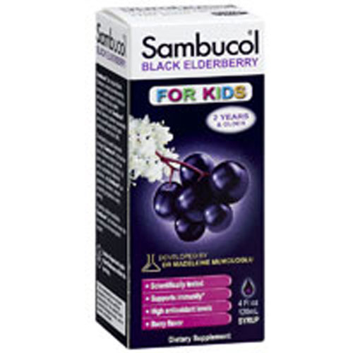 Foto 2 pulgar | Suplemento Dietético Sambucol Black Elderberry Kids De 120 Ml - Venta Internacional.
