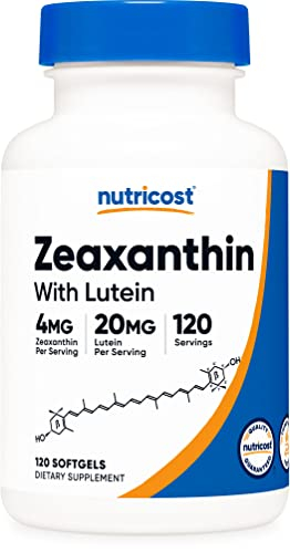 Foto 2 pulgar | Suplemento Nutricost De Zeaxantina Con Luteína 20 mg 120 Cápsulas Blandas - Venta Internacional