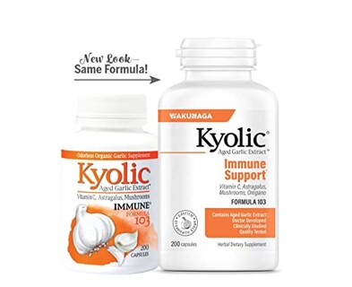Foto 5 | Suplemento Kyolic, Extracto De Ajo Envejecido, Fórmula 103, 200 Cápsulas - Venta Internacional.