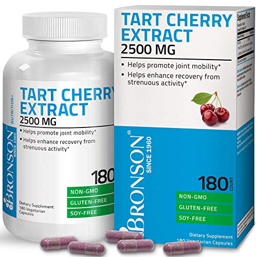 Suplemento: Cápsulas De Extracto De Cereza Bronson Tart, 2500 Mg - Venta Internacional.