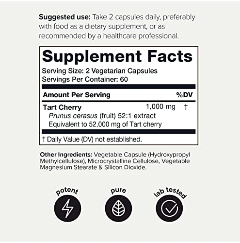 Foto 3 pulgar | Suplemento Toniiq Ultra High Strength Tart Cherry 52,000 mg - Venta Internacional