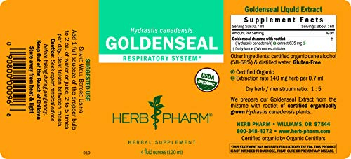 Foto 8 pulgar | Extracto Líquido Herb Pharm Goldenseal 120 Ml Respiratory - Venta Internacional.