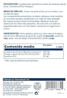 Foto 2 | Suplemento Kal de Arroz de Levadura Roja COQ10 Omega 3 - 60 Cápsulas Blandas - Venta Internacional