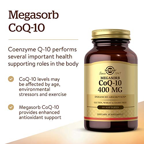 Foto 4 pulgar | Suplemento Solgar Megasorb Coq-10 400 Mg 60 Cápsulas Blandas - Venta Internacional.