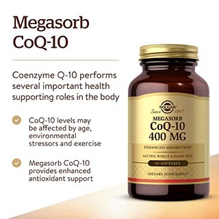 Foto 3 | Suplemento Solgar Megasorb Coq-10 400 Mg 60 Cápsulas Blandas - Venta Internacional.