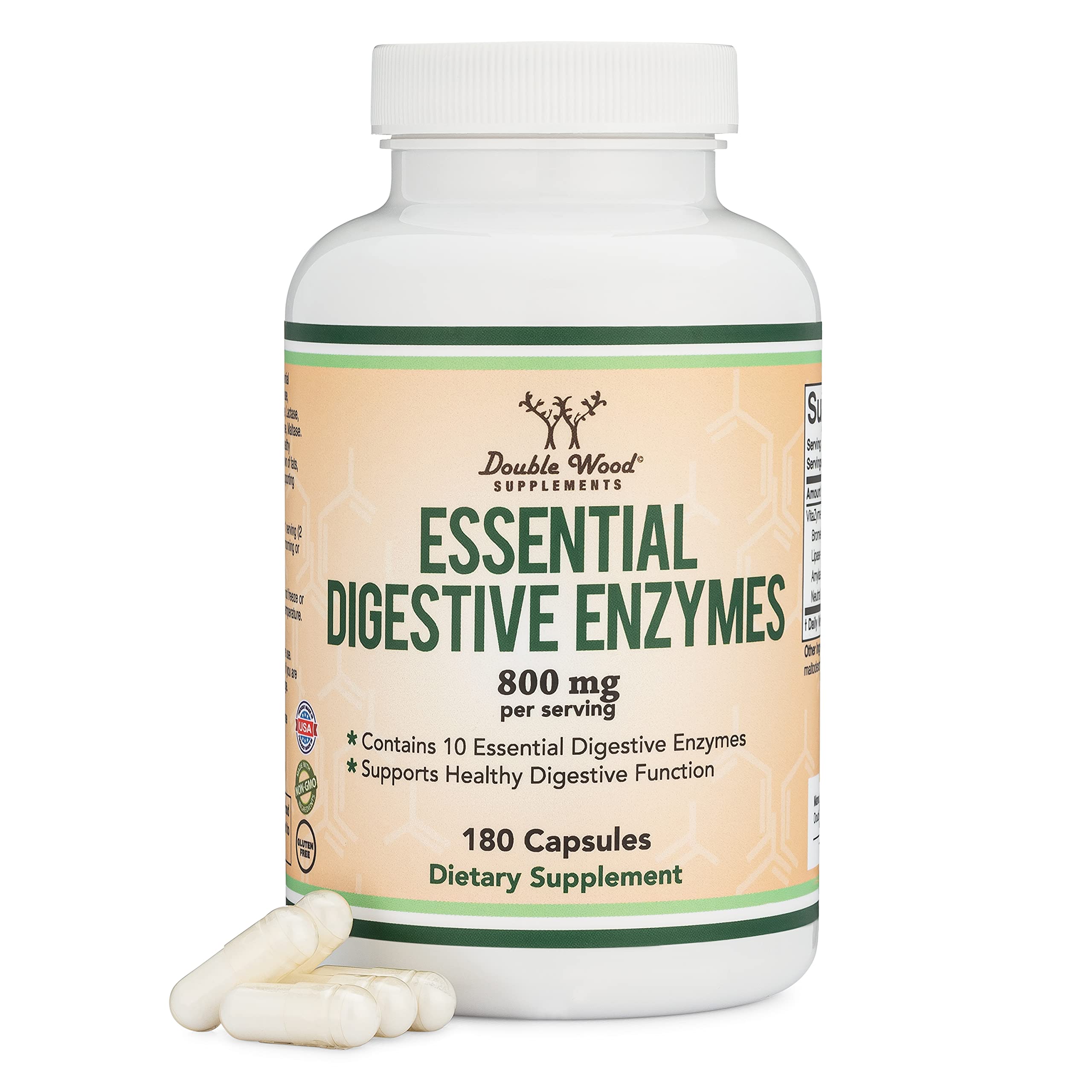 Foto 2 pulgar | Suplementos de Enzimas Digestivas Double Wood Vitazyme 800 mg - Venta Internacional