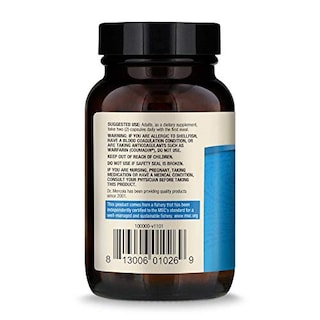 Foto 2 | Suplemento De Aceite De Krill Antártico Dr. Mercola 60 Cápsulas - Venta Internacional.