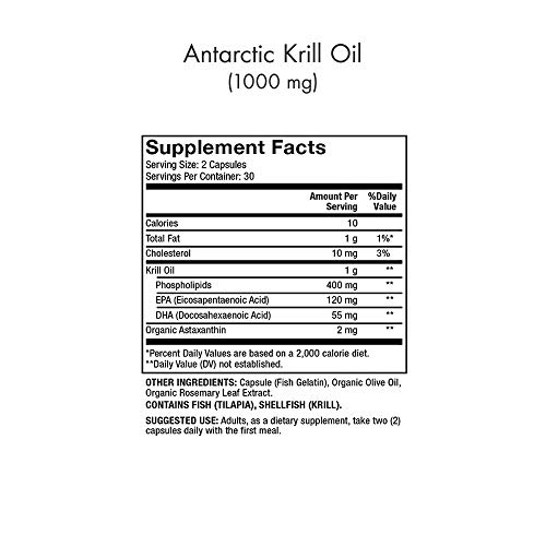 Foto 7 pulgar | Suplemento De Aceite De Krill Antártico Dr. Mercola 60 Cápsulas - Venta Internacional.