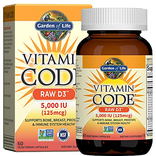 Foto 2 pulgar | Suplemento Garden Of Life Vitamin Code Raw D3 5000 Ui 60 Cápsulas - Venta Internacional