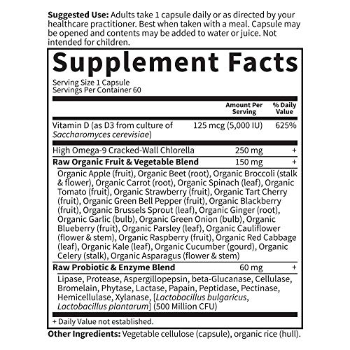 Foto 6 pulgar | Suplemento Garden Of Life Vitamin Code Raw D3 5000 Ui 60 Cápsulas - Venta Internacional