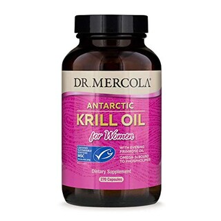 Foto 1 | Suplemento De Aceite De Krill Antártico Dr. Mercola Para Mujer 270 Cápsulas - Venta Internacional.