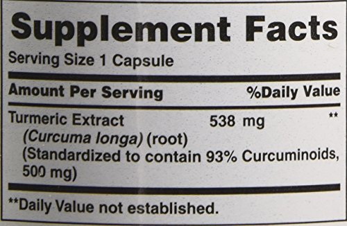 Foto 3 pulgar | Suplemento De Cúrcuma Nature's Bounty 538 Mg 45 Cápsulas - Venta Internacional.