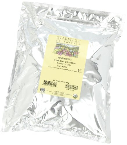 Foto 4 pulgar | Herbs Starwest Botanicals, Bolsa Orgánica Cortada En Hojas De Tomillo, 454 G - Venta Internacional.
