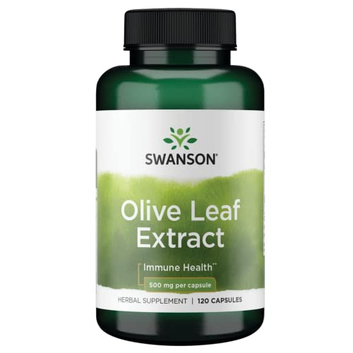 Foto 2 pulgar | Suplemento De Extracto De Hoja De Olivo De Swanson, 500 Mg, Cápsulas X120 - Venta Internacional.