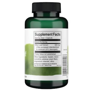 Foto 3 | Suplemento De Extracto De Hoja De Olivo De Swanson, 500 Mg, Cápsulas X120 - Venta Internacional.