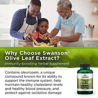 Foto 6 | Suplemento De Extracto De Hoja De Olivo De Swanson, 500 Mg, Cápsulas X120 - Venta Internacional.