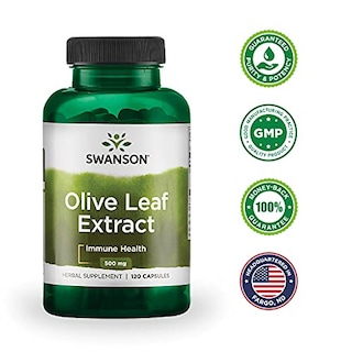 Foto 7 | Suplemento De Extracto De Hoja De Olivo De Swanson, 500 Mg, Cápsulas X120 - Venta Internacional.