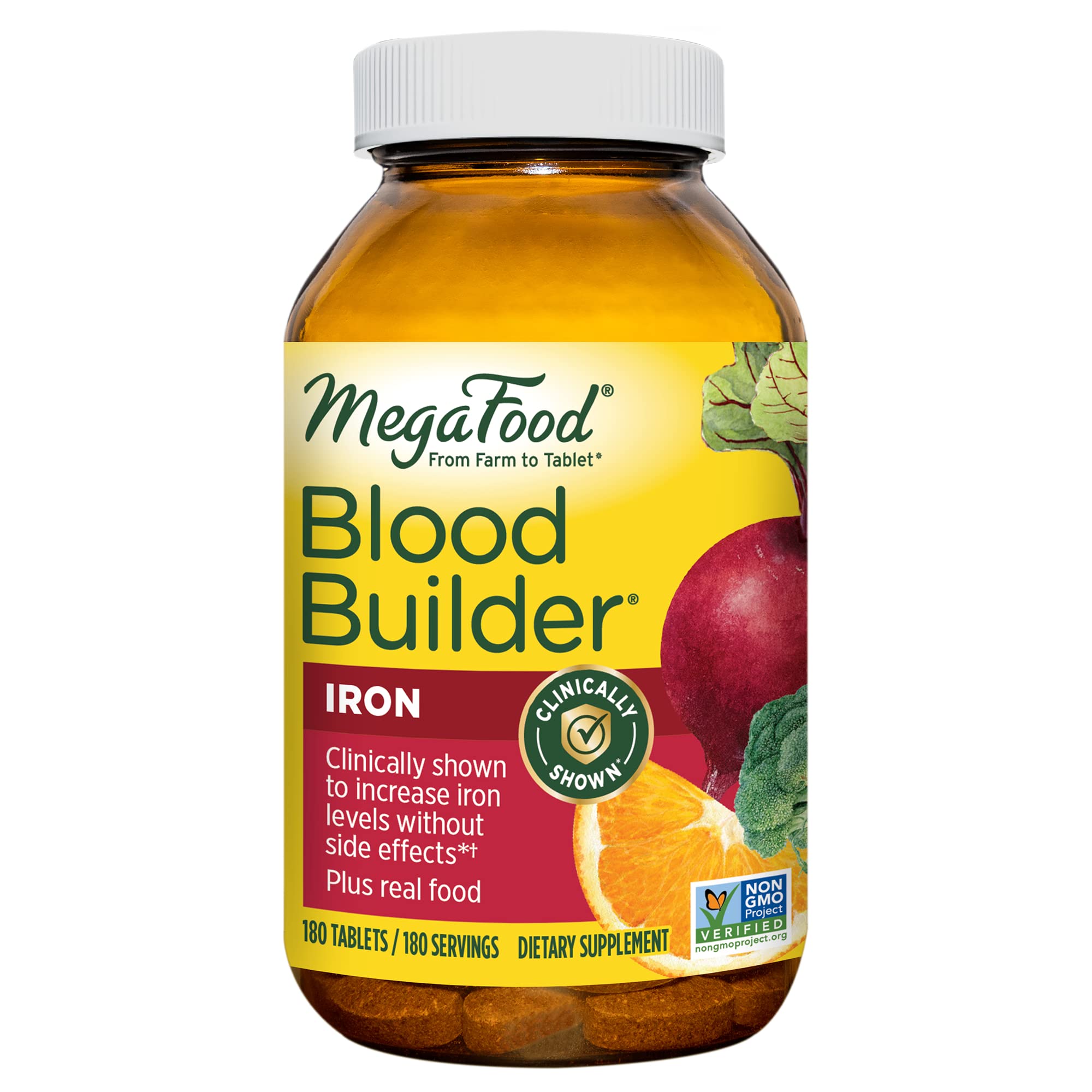 Foto 2 pulgar | Suplemento De Hierro Megafood Blood Builder 180 Comprimidos - Venta Internacional.