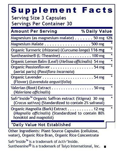 Foto 4 pulgar | Suplemento Premier Research Labs Tranquinol 90 Cápsulas - Venta Internacional.