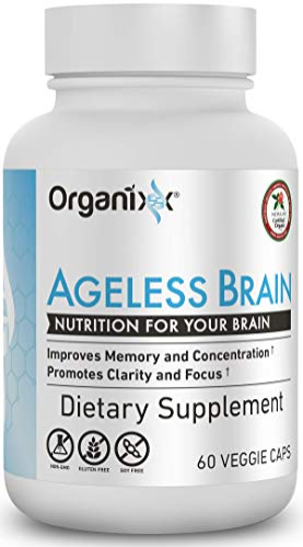 Suplemento Organixx Ageless Brain 60 Cápsulas Vegetarianas - Venta Internacional.