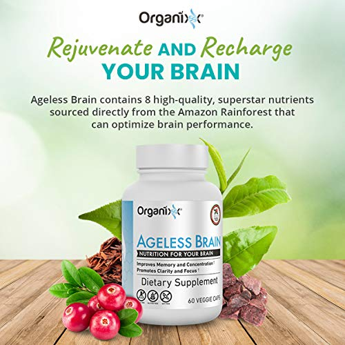 Foto 2 | Suplemento Organixx Ageless Brain 60 Cápsulas Vegetarianas - Venta Internacional.