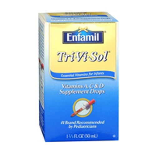 Foto 2 pulgar | Suplemento Vitamínico Enfamil Tri-vi-sol Drops 50 Ml (paquete De 2) - Venta Internacional.