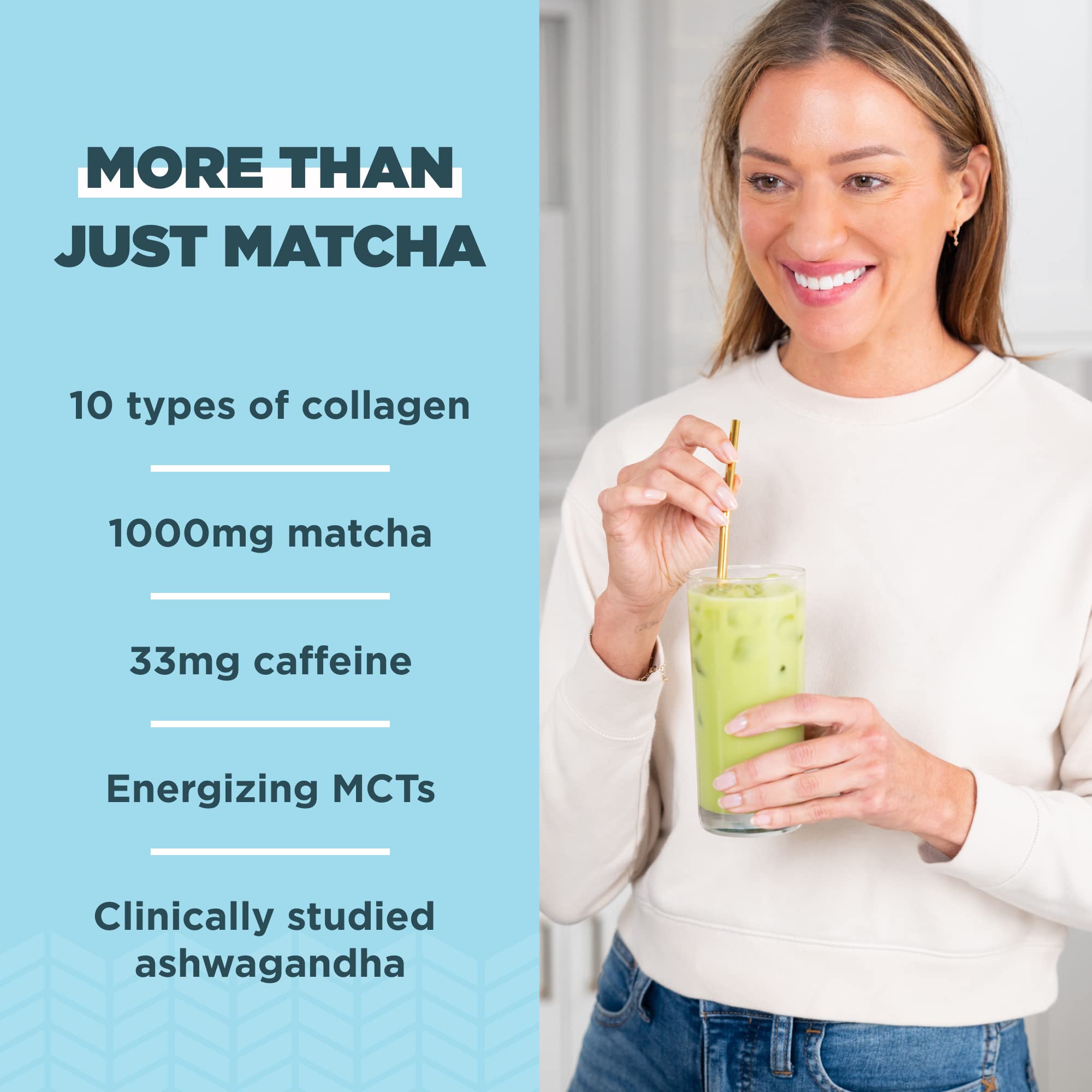 Foto 4 pulgar | Matcha En Polvo Ancient Nutrition Collagen M Con 33 Mg De Cafeína - Venta Internacional.