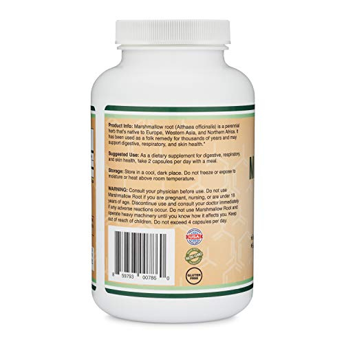 Foto 4 pulgar | Suplementos Double Wood, Cápsulas De Raíz De Malvavisco, 210 X 1000 Mg - Venta Internacional.