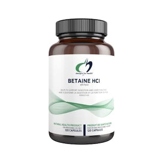 Foto 1 | Diseños De Suplementos Para La Salud Betaína Hcl Con Pepsina 750 Mg - Venta Internacional.
