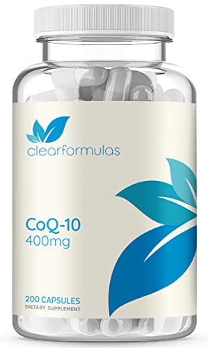 Suplemento Clearformulas Coq10 400 Mg 200 Cápsulas Para El Corazón - Venta Internacional.