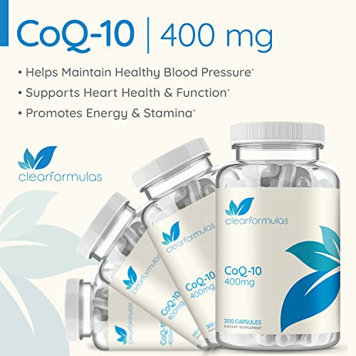 Foto 5 | Suplemento Clearformulas Coq10 400 Mg 200 Cápsulas Para El Corazón - Venta Internacional.