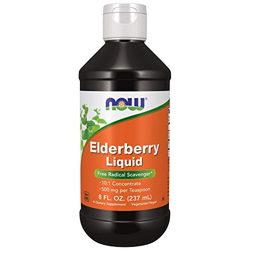 Suplemento Now Líquido De Saúco 500 Mg 10:1 Concentrado 240 Ml - Venta Internacional.