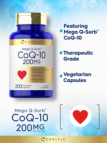 Foto 4 pulgar | Suplemento Carlyle Coq10 200 Mg 200 Cápsulas Mega Q-sorb - Venta Internacional.