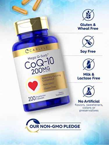 Foto 5 pulgar | Suplemento Carlyle Coq10 200 Mg 200 Cápsulas Mega Q-sorb - Venta Internacional.