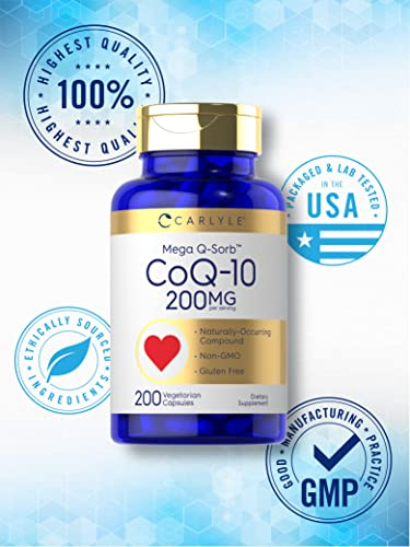 Foto 5 | Suplemento Carlyle Coq10 200 Mg 200 Cápsulas Mega Q-sorb - Venta Internacional.