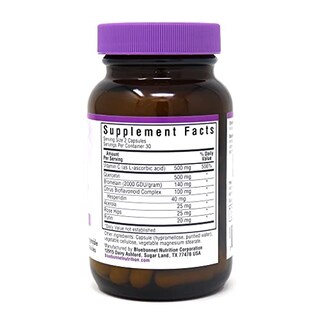 Foto 7 | Suplemento Bluebonnet Super Quercetin Con Vitamina C 60 Cápsulas - Venta Internacional.