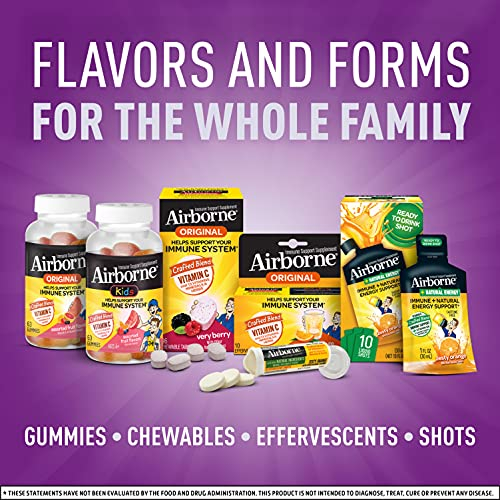 Foto 7 pulgar | Tabletas Efervescentes Airborne Elderberry Más Zinc Y Vitamina C - Venta Internacional.
