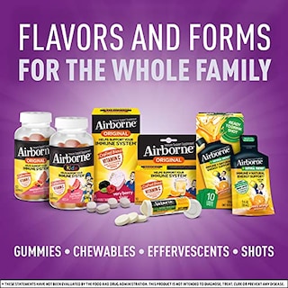 Foto 6 | Tabletas Efervescentes Airborne Elderberry Más Zinc Y Vitamina C - Venta Internacional.