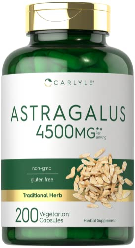 Foto 2 pulgar | Suplemento Carlyle En Cápsulas De Raíz De Astrágalo, 4500 Mg, 200 Unidades - Venta Internacional.
