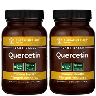 Foto 1 | Suplemento Global Healing Quercetin, 500 Mg, 60 Cápsulas (2 Unidades) - Venta Internacional.