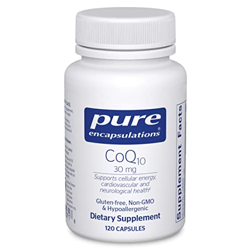 Suplemento De Coenzima Q10 De Pure Encapsulations 30 Mg Con 120 Cápsulas - Venta Internacional.