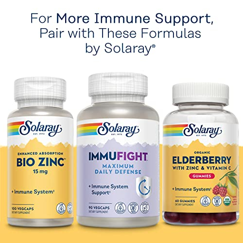Foto 7 pulgar | Suplemento Solaray, Equinácea, Vitamina C Y Zinc, 850 Mg, 100 Vegc - Venta Internacional.