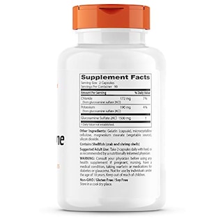Foto 2 | Sulfato De Glucosamina Supplement Doctor's Best, 750 Mg, 180 Tabletas - Venta Internacional.