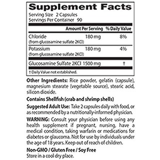 Foto 7 | Sulfato De Glucosamina Supplement Doctor's Best, 750 Mg, 180 Tabletas - Venta Internacional.