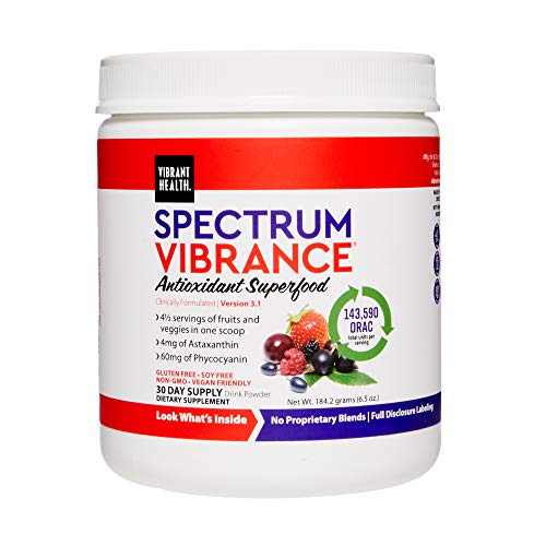 Foto 2 pulgar | Superalimento En Polvo Vibrant Health Spectrum Vibrance, 30 Porciones - Venta Internacional.